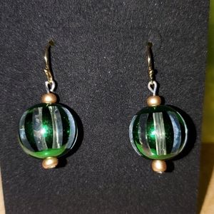 Christmas ornament pierced earrings NWOT